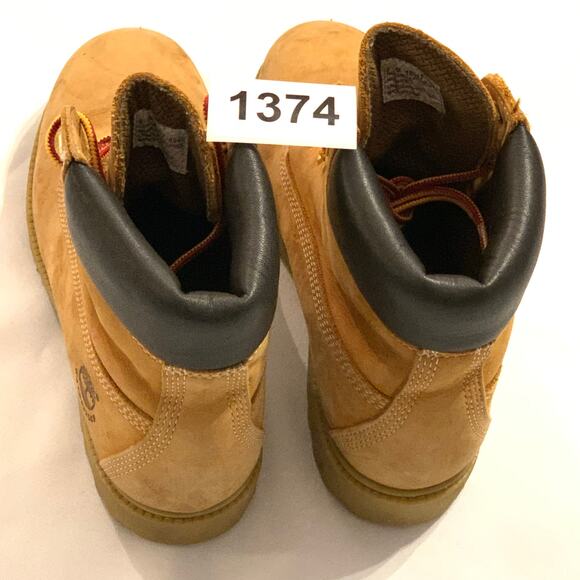 Timberland Waterproof Premium Nubuck Leather Womens Boots Rubber Lug Outsole 8.5 - Picture 12 of 12